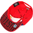 TOP LEVEL : HUSTLE | Front Raised Hustle Verbiage Embroidery with Cartoon Sublimation Design Snapback Cap