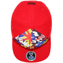 TOP LEVEL : HUSTLE | Front Raised Hustle Verbiage Embroidery with Cartoon Sublimation Design Snapback Cap