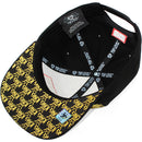 TOP LEVEL : KING | Front-raised Verbiage Embroidery with Red Cotton Patch Design Snapback Cap