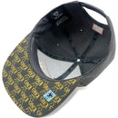 TOP LEVEL : KING | Front-raised Verbiage Embroidery with Red Cotton Patch Design Snapback Cap