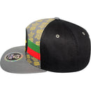 TOP LEVEL : KING | Crown Embroidery with Cotton Patch Design Snapback Cap