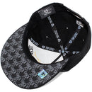 TOP LEVEL : KING | Front-raised Verbiage with Crown Design Snapback Cap