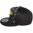 TOP LEVEL : KING | Front-raised Verbiage with Crown Design Snapback Cap