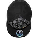TOP LEVEL : KING | Front-raised Verbiage with Crown Design Snapback Cap