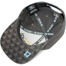 TOP LEVEL : KING | Front-raised Verbiage with Crown Design Snapback Cap