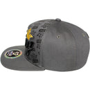 TOP LEVEL : KING | Front-raised Verbiage with Crown Design Snapback Cap