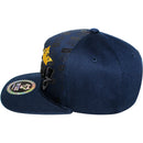 TOP LEVEL : KING | Front-raised Verbiage with Crown Design Snapback Cap