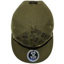 TOP LEVEL : KING | Front-raised Verbiage with Crown Design Snapback Cap