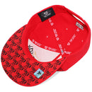 TOP LEVEL : KING | Front-raised Verbiage with Crown Design Snapback Cap