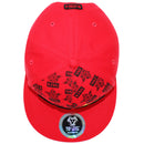 TOP LEVEL : KING | Front-raised Verbiage with Crown Design Snapback Cap