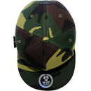 TOP LEVEL : KING | Verbiage Design with Reflective Fabric Patch Design Snapback Cap