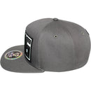 TOP LEVEL : KING | Verbiage Design with Reflective Fabric Patch Design Snapback Cap