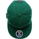 TOP LEVEL : KING | Verbiage Design with Reflective Fabric Patch Design Snapback Cap