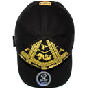 TOP LEVEL : KING | Gold Crown Design Snapback Cap