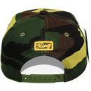 TOP LEVEL : KING | Gold Crown Design Snapback Cap