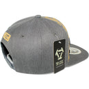 TOP LEVEL : KING | Gold Crown Design Snapback Cap