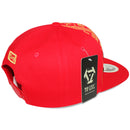 TOP LEVEL : KING | Gold Crown Design Snapback Cap