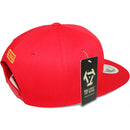 TOP LEVEL : KING | Embroidered Crown with Luxury Gold Print Design Snapback Cap