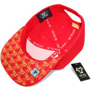 TOP LEVEL : KING | Embroidered Crown with Luxury Gold Print Design Snapback Cap