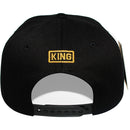 TOP LEVEL : KING | Embroidery King Crown & Gold Dot Print Design Snapback Cap