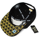 TOP LEVEL : KING | Embroidery King Crown & Gold Dot Print Design Snapback Cap