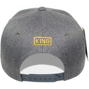 TOP LEVEL : KING | Embroidery King Crown & Gold Dot Print Design Snapback Cap