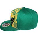 TOP LEVEL : KING | African Geometric Pattern Gold Print Design Snapback Cap