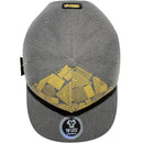 TOP LEVEL : KING | African Geometric Pattern Gold Print Design Snapback Cap