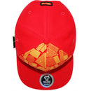 TOP LEVEL : KING | African Geometric Pattern Gold Print Design Snapback Cap