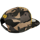 TOP LEVEL : KING | Front-raised Verbiage Patch with All-over Crown Print Design Snapback Cap