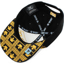 TOP LEVEL : KING | Front-raised Verbiage Patch with All-over Crown Print Design Snapback Cap