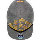TOP LEVEL : KING | Front-raised Verbiage Patch with All-over Crown Print Design Snapback Cap
