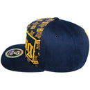 TOP LEVEL : KING | Front-raised Verbiage Patch with All-over Crown Print Design Snapback Cap