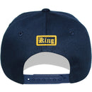 TOP LEVEL : KING | Front-raised Verbiage Patch with All-over Crown Print Design Snapback Cap
