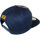 TOP LEVEL : KING | Front-raised Verbiage Patch with All-over Crown Print Design Snapback Cap