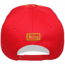 TOP LEVEL : KING | Front-raised Verbiage Patch with All-over Crown Print Design Snapback Cap