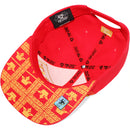 TOP LEVEL : KING | Front-raised Verbiage Patch with All-over Crown Print Design Snapback Cap