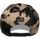 TOP LEVEL : KING | Front-raised Verbiage with King Lion Print Design Snapback Cap