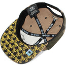 TOP LEVEL : KING | Front-raised Verbiage with King Lion Print Design Snapback Cap