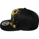 TOP LEVEL : KING | Front-raised Verbiage with King Lion Print Design Snapback Cap