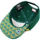 TOP LEVEL : KING | Front-raised Verbiage Embroidery with Red Cotton Patch Design Snapback Cap