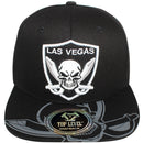TOP LEVEL : LAS VEGAS | Embossed Las Vegas Logo Embroidery with Patch Design Snapback Cap