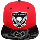 TOP LEVEL : LAS VEGAS | Embossed Las Vegas Logo Embroidery with Patch Design Snapback Cap