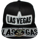 TOP LEVEL : LAS VEGAS | Front-raised Rubber Patch Design Snapback Cap