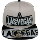 TOP LEVEL : LAS VEGAS | Front-raised Rubber Patch Design Snapback Cap