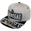 TOP LEVEL : LAS VEGAS | Front-raised Rubber Patch Design Snapback Cap