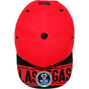 TOP LEVEL : LAS VEGAS | Front-raised Rubber Patch Design Snapback Cap