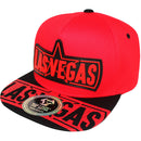 TOP LEVEL : LAS VEGAS | Front-raised Rubber Patch Design Snapback Cap