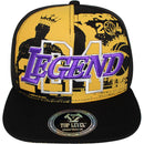 TOP LEVEL : LEGEND | Front-raised Legend 24 embroidery Design Snapback Cap