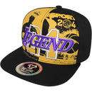 TOP LEVEL : LEGEND | Front-raised Legend 24 embroidery Design Snapback Cap